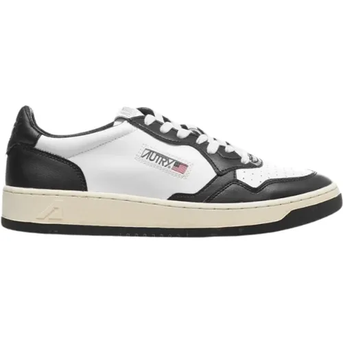 Vintage Style Low Top Sneakers , male, Sizes: 8 UK, 5 UK, 13 UK, 7 UK, 1 UK, 6 UK, 12 UK, 9 UK, 10 UK, 11 UK - Autry - Modalova