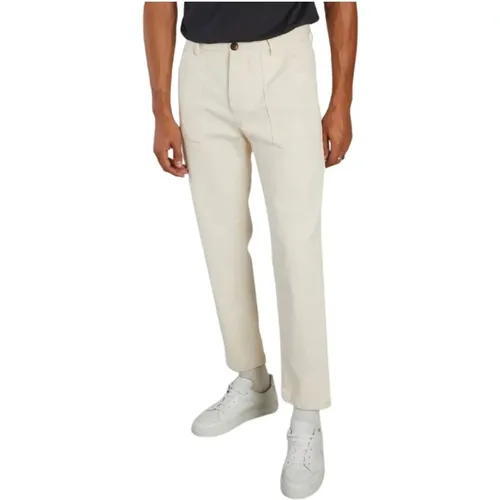 Cotton fatigue pants , male, Sizes: W34, W33 - Cuisse de Grenouille - Modalova