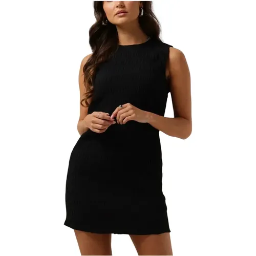 Schwarzes Minikleid für Stilvolle Frauen , Damen, Größe: S - Modström - Modalova