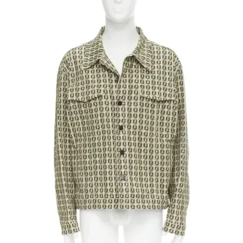 Pre-owned Cotton outerwear , female, Sizes: 2XL - Fendi Vintage - Modalova