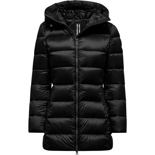 High-Density Nylon Down Jacket , female, Sizes: S, 2XL, L, 3XL, XS, XL, M - BomBoogie - Modalova