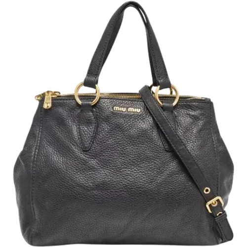 Pre-owned Leder schultertasche - Miu Miu Pre-owned - Modalova