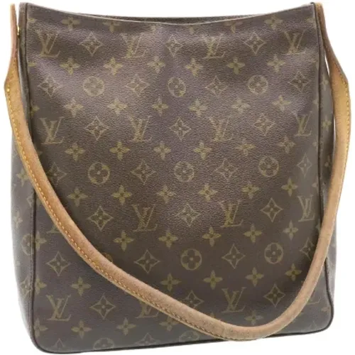 Pre-owned Brunt Canvas Louis Vuitton Looping Shoulder Bag , female, Sizes: ONE SIZE - Louis Vuitton Vintage - Modalova