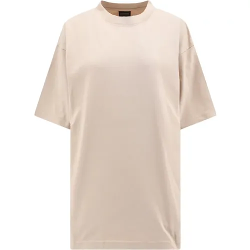 Vintage Ribbed Crew-Neck T-Shirt , female, Sizes: XS, S, M - Balenciaga - Modalova