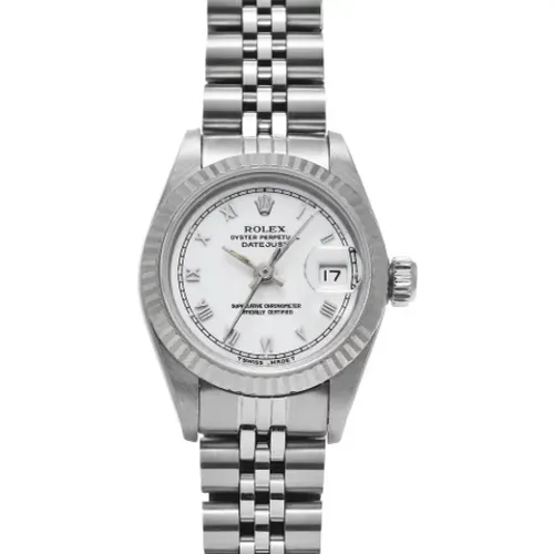 Pre-owned Stainless Steel watches , female, Sizes: ONE SIZE - Rolex Vintage - Modalova