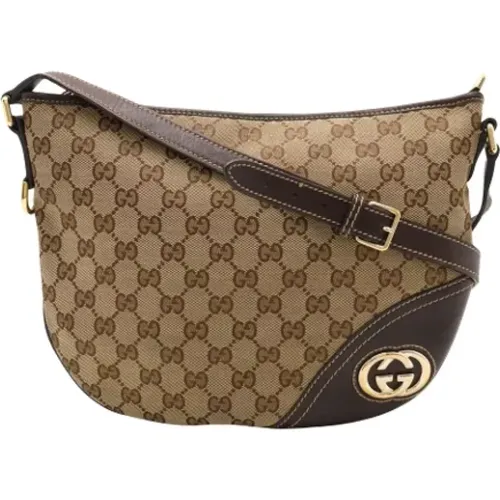 Pre-owned Canvas gucci-bags , female, Sizes: ONE SIZE - Gucci Vintage - Modalova