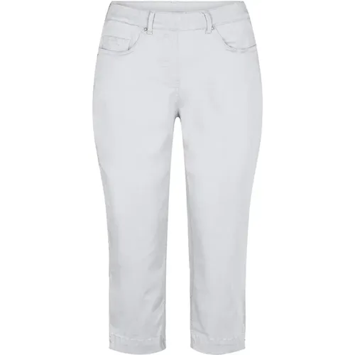 Classic Cropped Capri Trousers , female, Sizes: 3XL, 4XL, S, XS - LauRie - Modalova