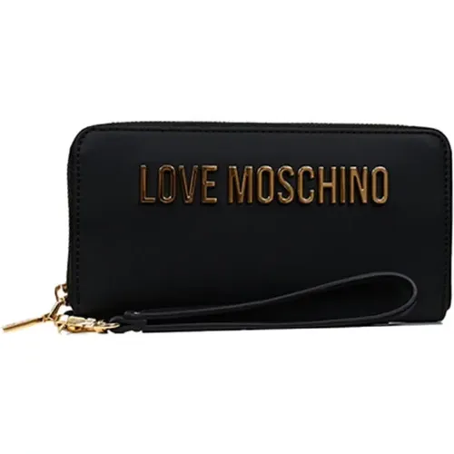 Schwarze Geldbörsen für Frauen , Damen, Größe: ONE Size - Love Moschino - Modalova