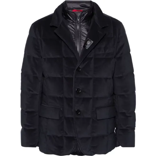 Corduroy Padded Coat , male, Sizes: S, L - Fay - Modalova