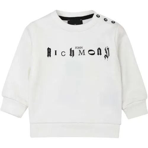 Logo Knopf Detail Sweatshirt - John Richmond - Modalova