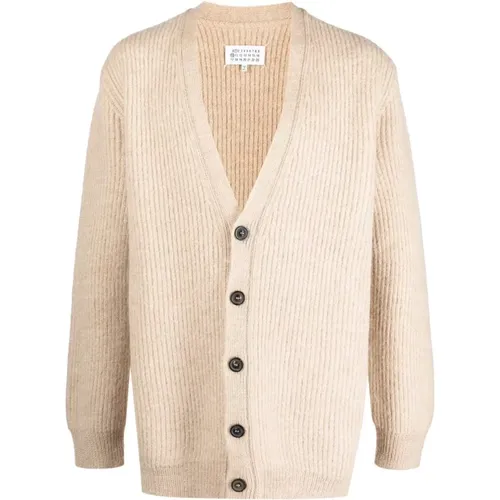 Alpaca Wool Cardigan , male, Sizes: S - Maison Margiela - Modalova