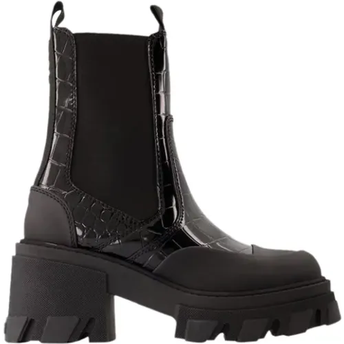 Leder boots Ganni - Ganni - Modalova