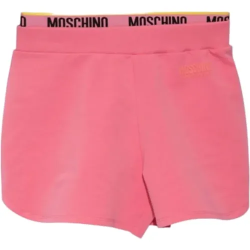 Damen Shorts mit Seitenstreifen , Damen, Größe: L - Moschino - Modalova