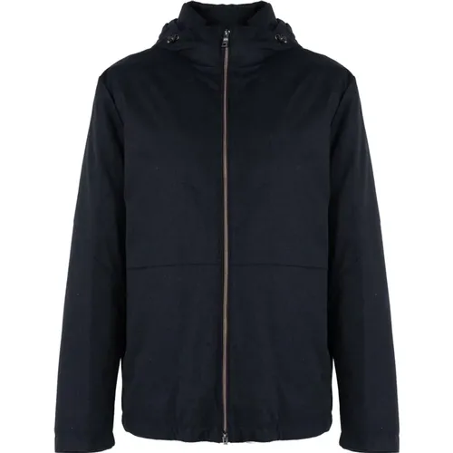 Casual Jacke mit abnehmbarer Kapuze , Herren, Größe: L - Geox - Modalova