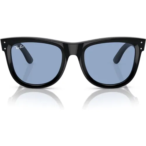 Wayfarer Reverse Sonnenbrille Schwarz Blau,Klassische Wayfarer Sonnenbrille Blaue Linse - Ray-Ban - Modalova