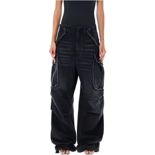 Cargo Denim Jeans , female, Sizes: W26 - Darkpark - Modalova