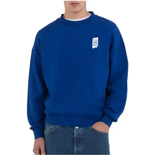 True Stylischer Sweatshirt für Männer , Herren, Größe: M - Replay - Modalova
