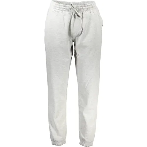 Sportliche Graue Herren-Sweatpants mit Print , Herren, Größe: S - Vans - Modalova