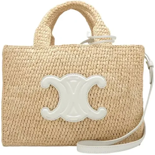 Pre-owned Rattan schultertasche - Celine Vintage - Modalova