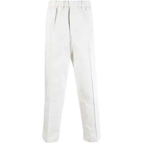 Trousers Grey , male, Sizes: L, M - Jil Sander - Modalova