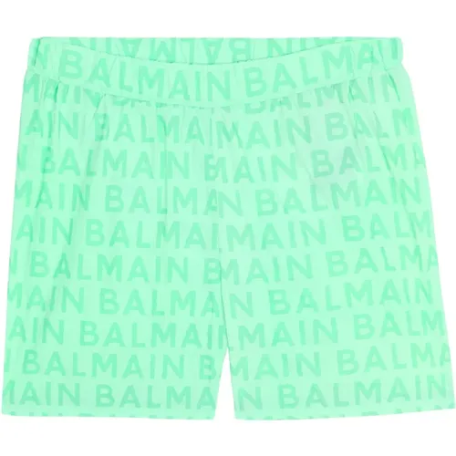 Badeshorts mit -Logo Balmain - Balmain - Modalova
