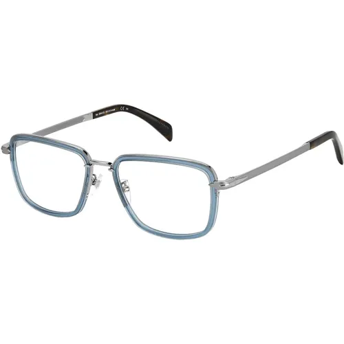 Blau Ruthenium Sonnenbrille - DB 7072/F , unisex, Größe: 54 MM - Eyewear by David Beckham - Modalova