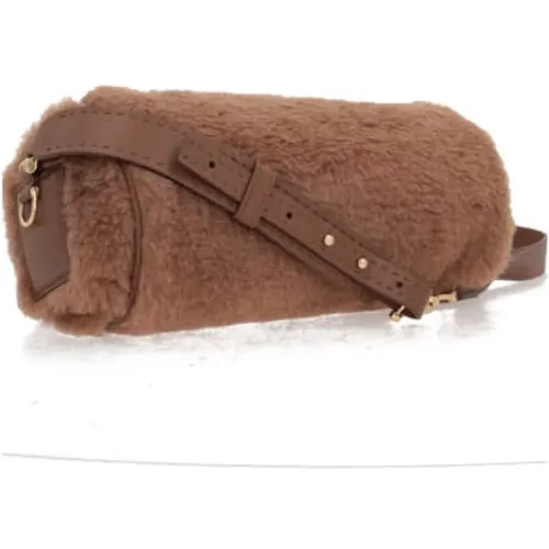 Teddy Fabric Shoulder Bag in Light , female, Sizes: ONE SIZE - Max Mara - Modalova