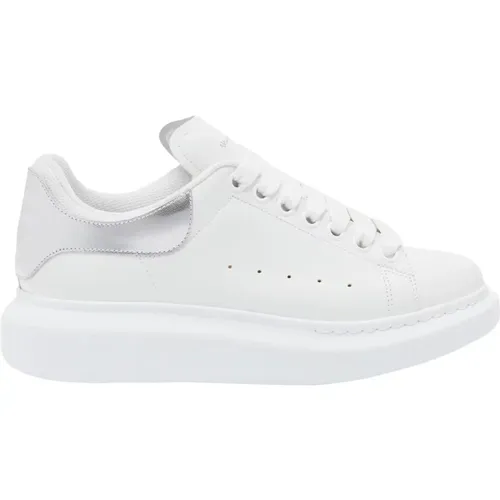 Weiße Sneakers mit Metallischem Absatz , Damen, Größe: 35 1/2 EU - alexander mcqueen - Modalova