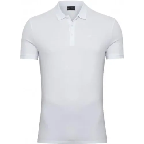 Klassisches Baumwoll-Poloshirt , Herren, Größe: L - Emporio Armani - Modalova