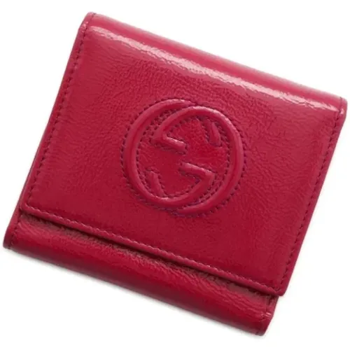 Pre-owned Leather wallets , female, Sizes: ONE SIZE - Gucci Vintage - Modalova