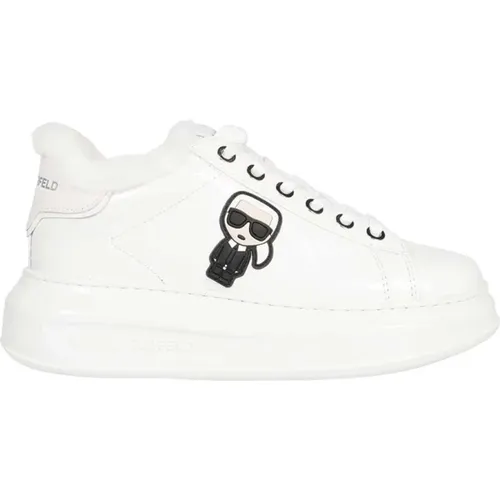 Kontrastierende Low-Top Sneakers - Karl Lagerfeld - Modalova