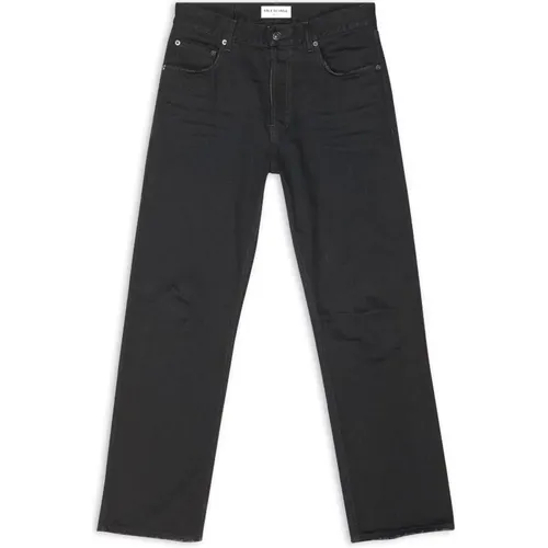 Mid-rise straight-leg jeans , female, Sizes: W26, W27 - Balenciaga - Modalova