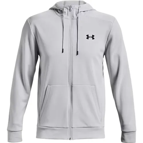 Fleece-Kapuzenpullover , Herren, Größe: L - Under Armour - Modalova