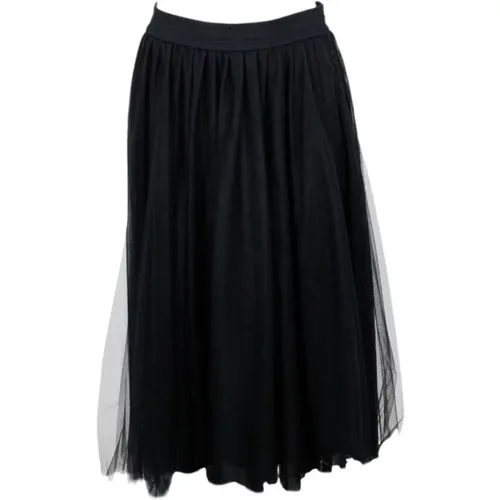 Elegant Tulle Skirt , female, Sizes: M - Fabiana Filippi - Modalova