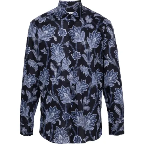 Floral Print Cotton Shirt , male, Sizes: XL, 4XL, L, 3XL, 2XL, M - ETRO - Modalova