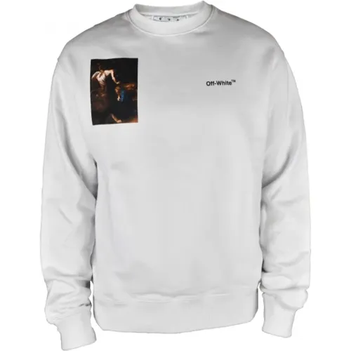 Caravaggio Print Sweatshirt Off - Off White - Modalova