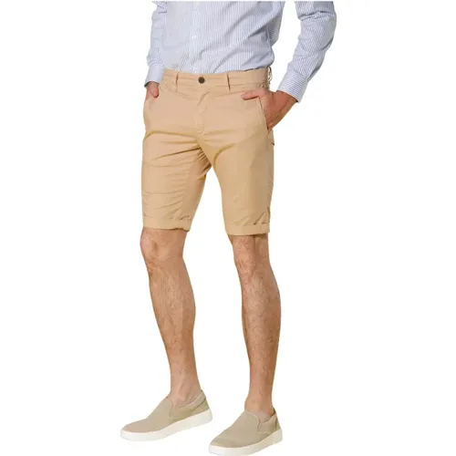 Stretch Gabardine Chino Bermuda Shorts , Herren, Größe: 4XL - Mason's - Modalova