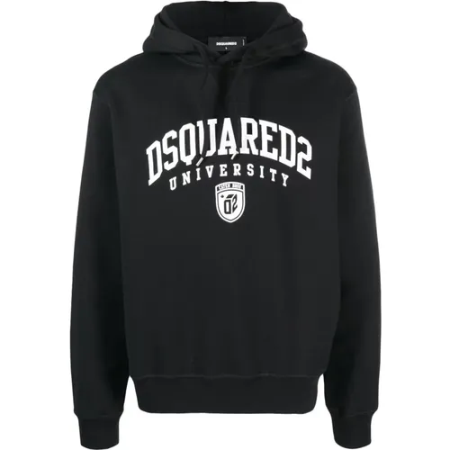 Cool Fit Hoodie Sweaters , male, Sizes: L, XS, XL, S - Dsquared2 - Modalova