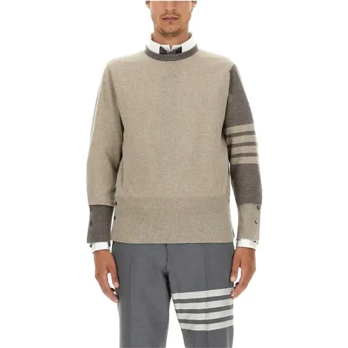 Kaschmir Strick Slim Fit Pullover - Thom Browne - Modalova