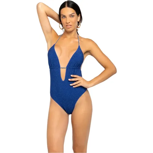 Elegant Latin Style One-Piece Swimsuit , Damen, Größe: M - 4Giveness - Modalova