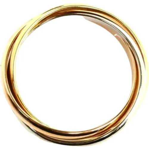 Pre-owned Rose Gold rings , female, Sizes: ONE SIZE - Cartier Vintage - Modalova