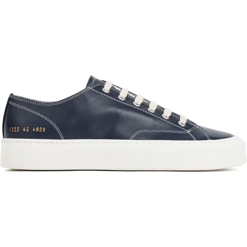Leather Low Top Sneakers , male, Sizes: 8 UK, 10 UK - Common Projects - Modalova