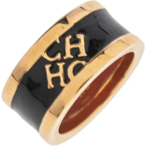 Pre-owned Plastic rings , female, Sizes: ONE SIZE - Carolina Herrera Pre-owned - Modalova