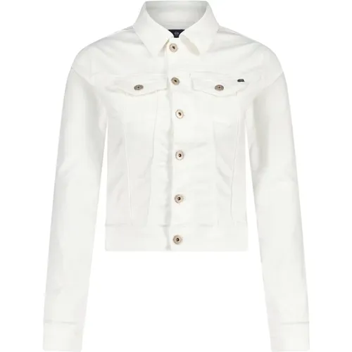 Short Denim Jacket with Button Closure , male, Sizes: XL - adriano goldschmied - Modalova