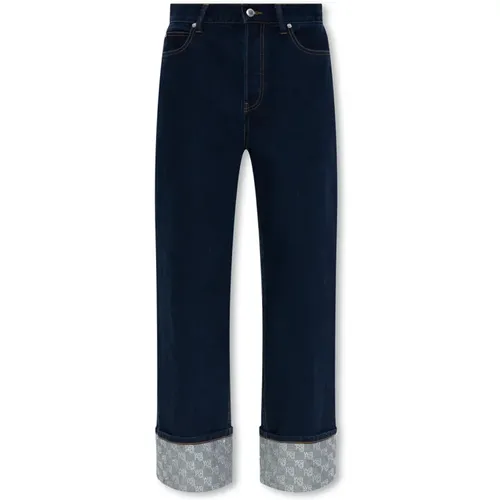 Jeans mit Monogramm , Damen, Größe: W28 - alexander wang - Modalova