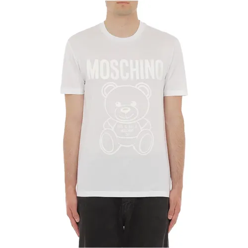 T-shirts and Polos for Men , male, Sizes: S - Moschino - Modalova