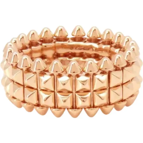 Pre-owned Rose Gold rings , female, Sizes: ONE SIZE - Cartier Vintage - Modalova