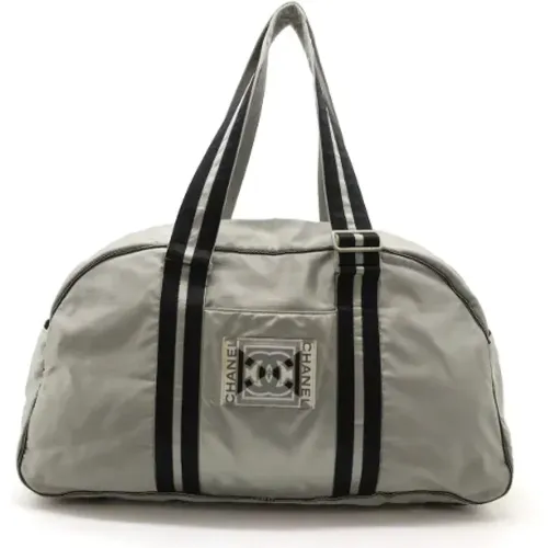 Pre-owned Canvas travel-bags , female, Sizes: ONE SIZE - Chanel Vintage - Modalova