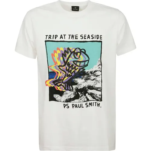 Seaside Slim Fit T-Shirt Paul Smith - Paul Smith - Modalova