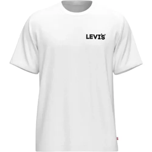 Levi's, Bedrucktes Komfort-Fit T-Shirt (Weiß) , Herren, Größe: L - Levis - Modalova